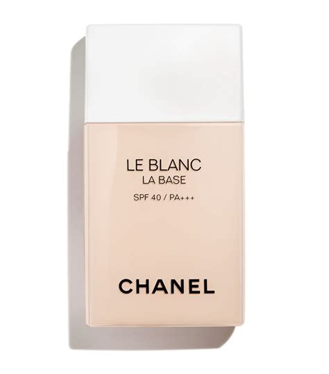 chanel le blanc primer spf|Chanel le blanc makeup base.